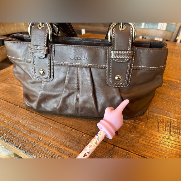 COACH Brown Purse - Picture 5 of 14